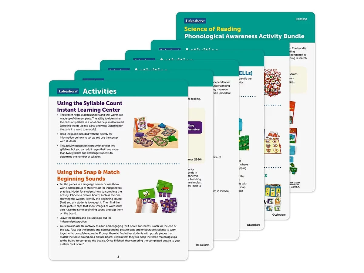 Science of Reading Phonological Awareness Activities Bundle - K-Gr. 2 - US 2435