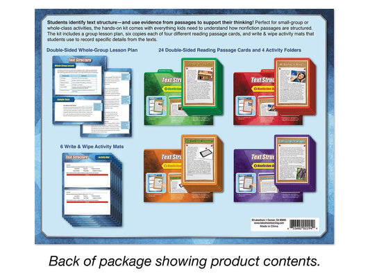 Text Structure Finding Evidence Kit - Gr. 4-5 - US 7911