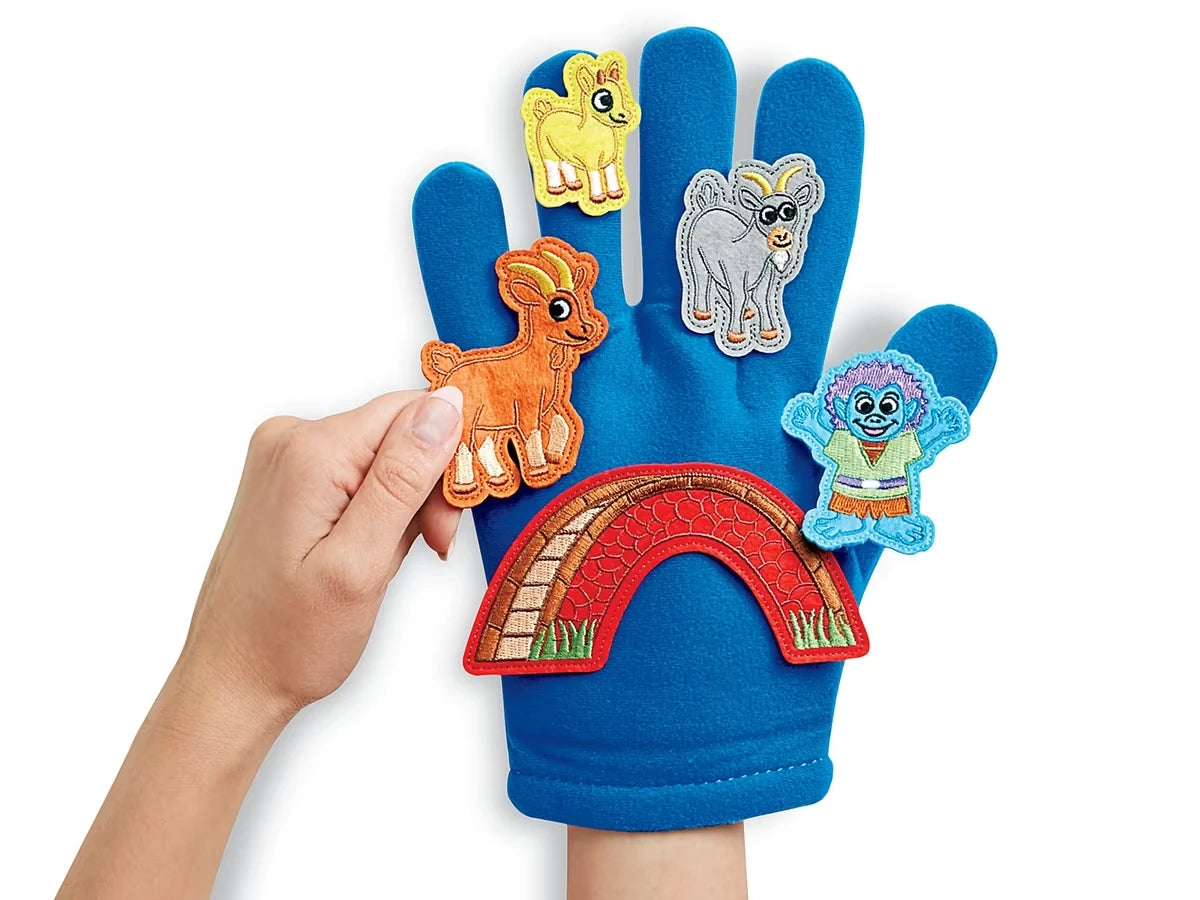 Three Billy Goats Gruff Storytelling Puppets - US 3566