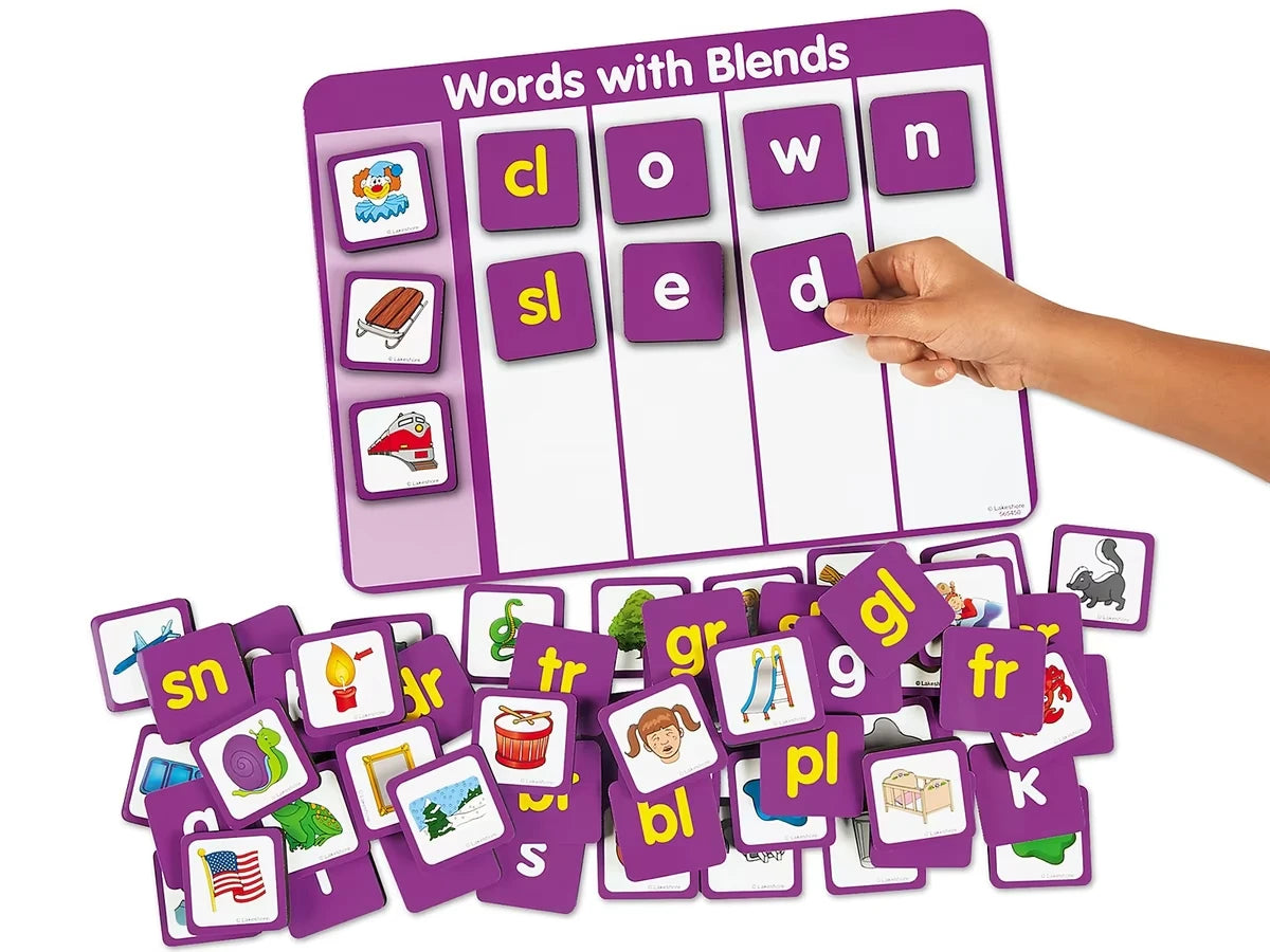 Magnetic Blends Word Building Board - US 4401