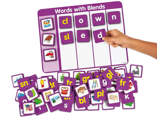 Magnetic Blends Word Building Board - US 4401