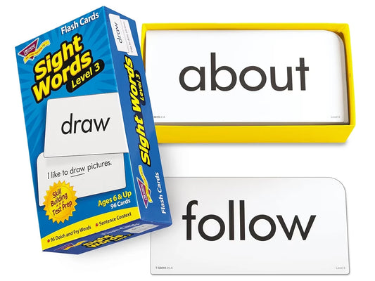 Sight-Words Level 3 Flash Cards- 95 Cards - US 3476