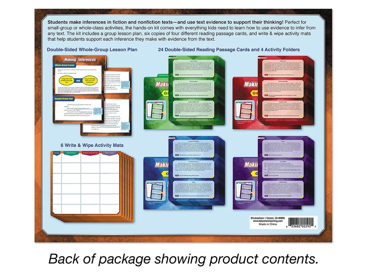 Making Inferences Finding Evidence Kit - Gr. 4-5 - US 3810