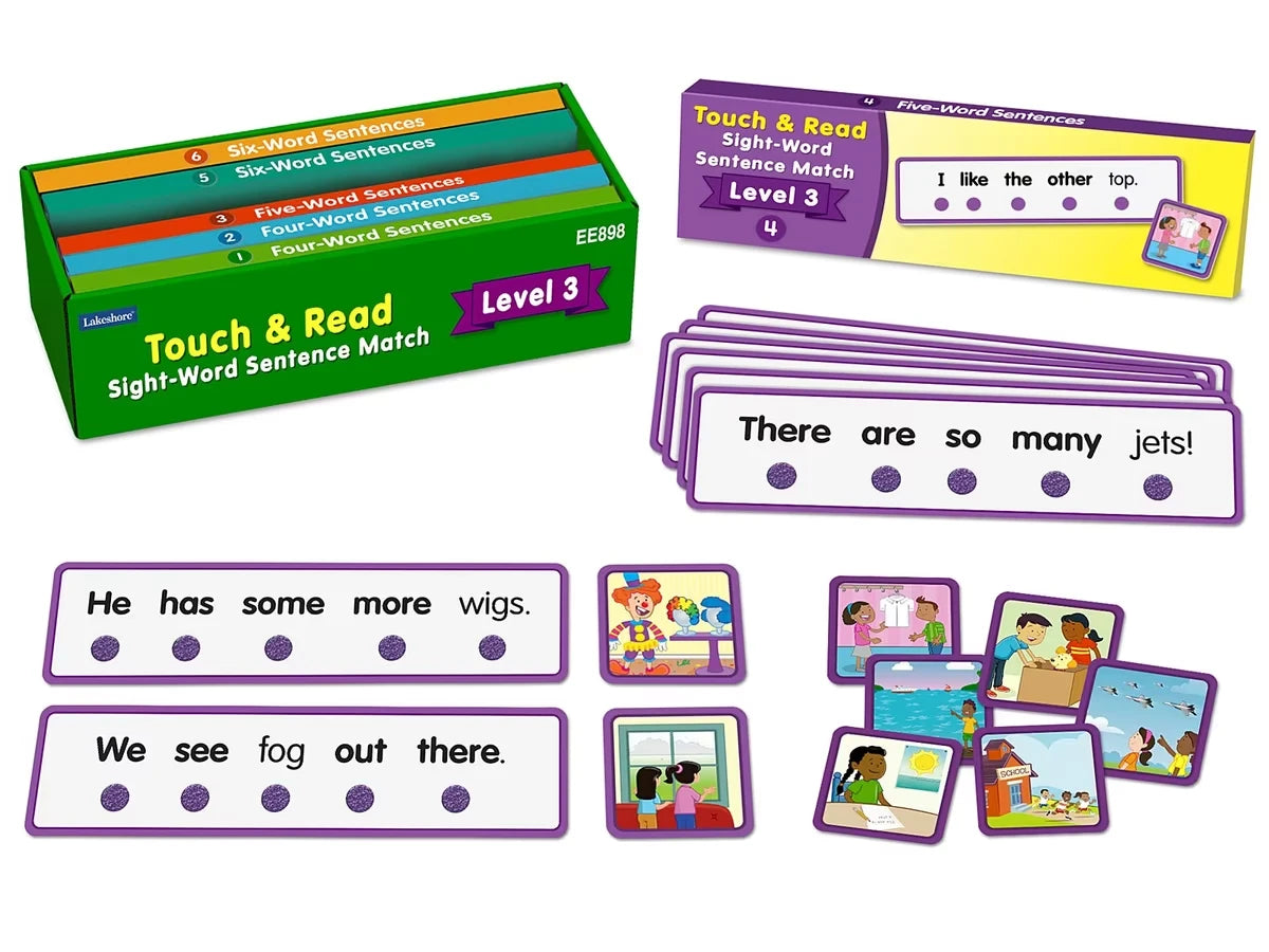 Touch & Read Sight-Word Sentence Match - Level 3 - US 7625
