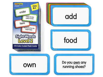 Sight-Words Flash Cards - Level 2 - US 6252