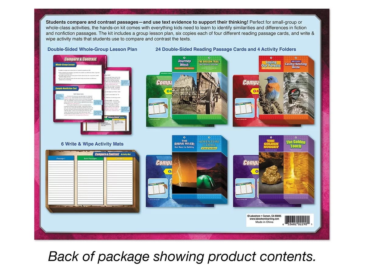 Compare & Contrast Finding Evidence Kit - Gr. 4-5 - US 8945