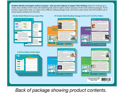 Author’s Purpose Finding Evidence Kit - Gr. 2-3 - US 6523