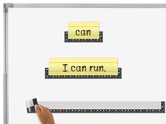 Chalkboard Brights Magnetic Sentence Strip Pockets - US 6765