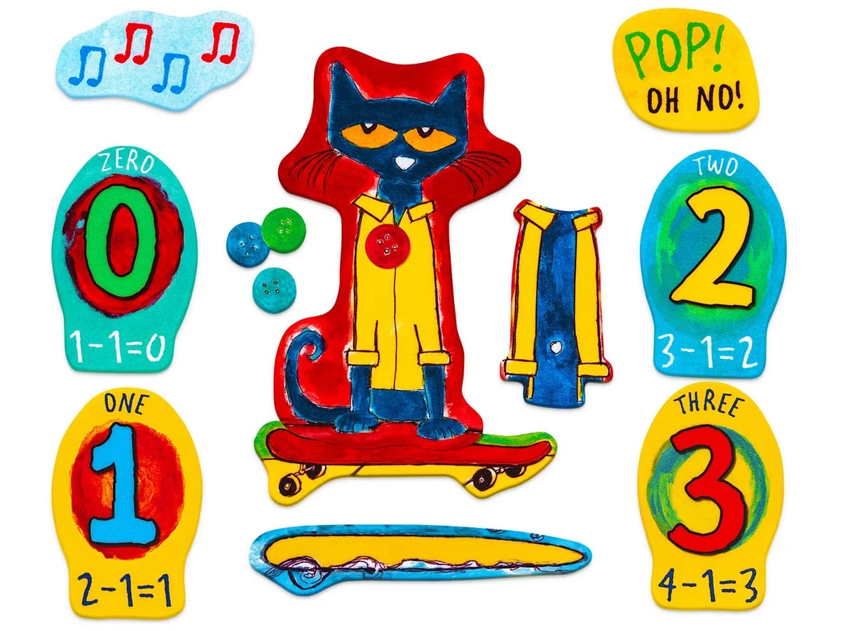 Pete the Cat® and His Four Groovy Buttons Felt Kit - US 2623