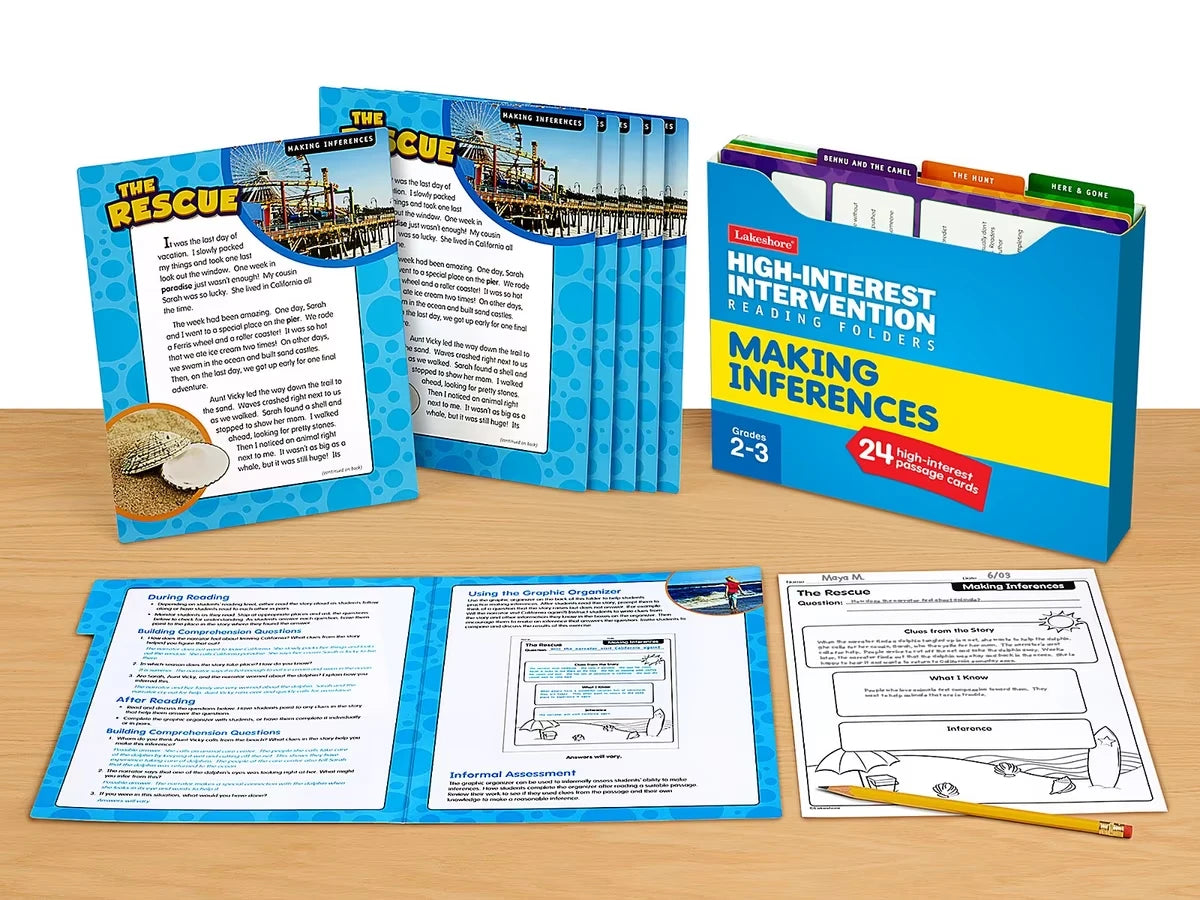 Making Inferences High-Interest Intervention Reading Folders - Gr. 2-3 - US 5436