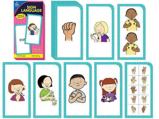 Sign Language Flash Cards - US 8399