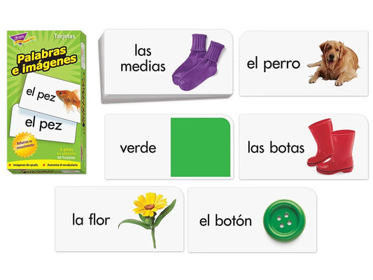 Palabras e imágenes (Spanish Picture-Words) Flash Cards - US 7366