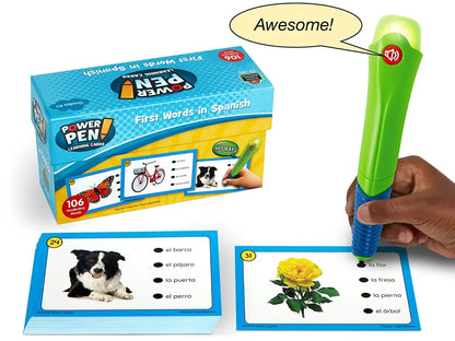 Power Pen!® First Spanish Words Quiz Cards - US 7086