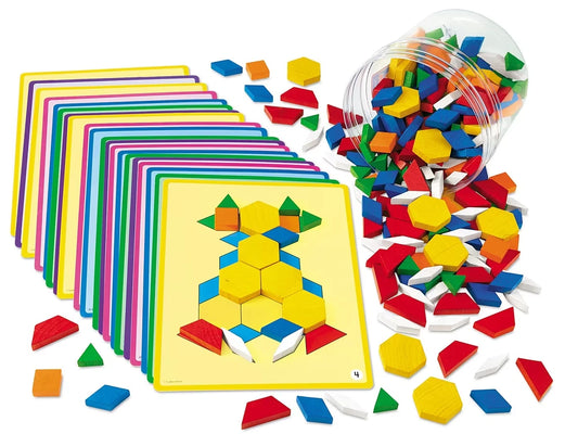 Pattern Blocks Design Cards - US 5455