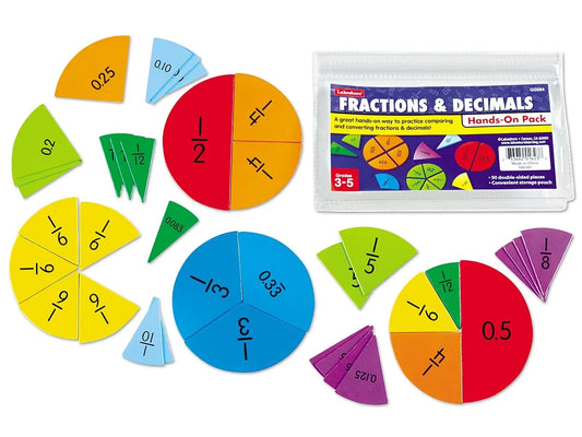 Fractions & Decimals Hands-On Student Pack - US 8071