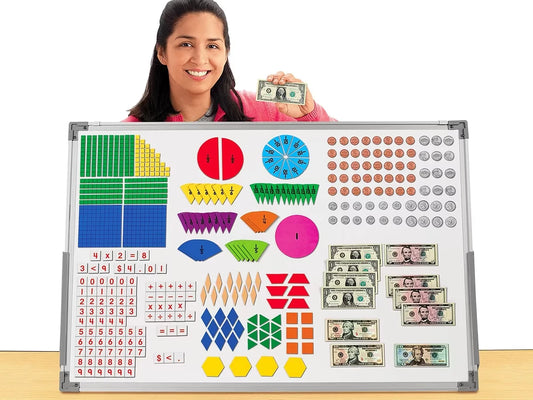 Magnetic Math Manipulatives Library - US 3644