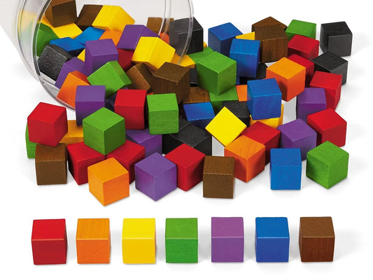 1" Color Cubes - US 1866