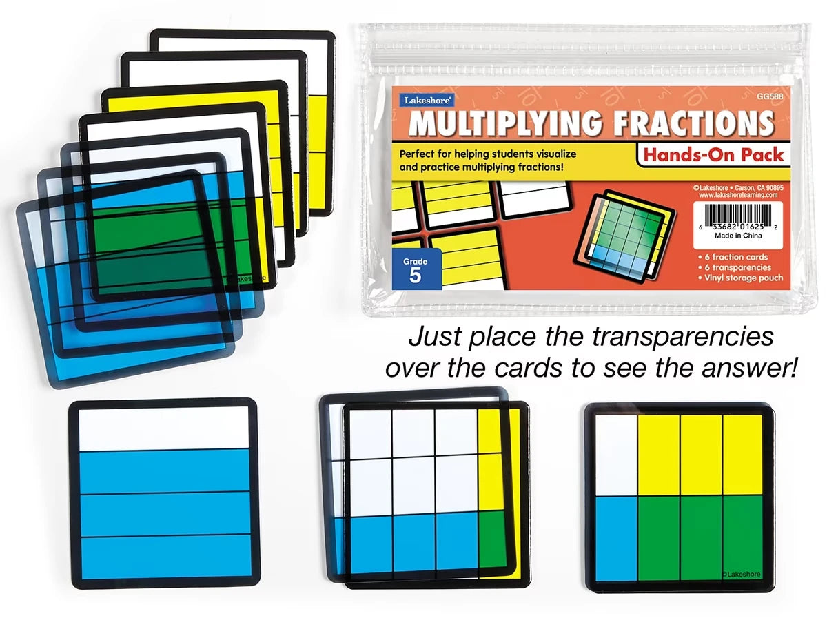 Multiplying Fractions Hands-On Student Pack - US 9169
