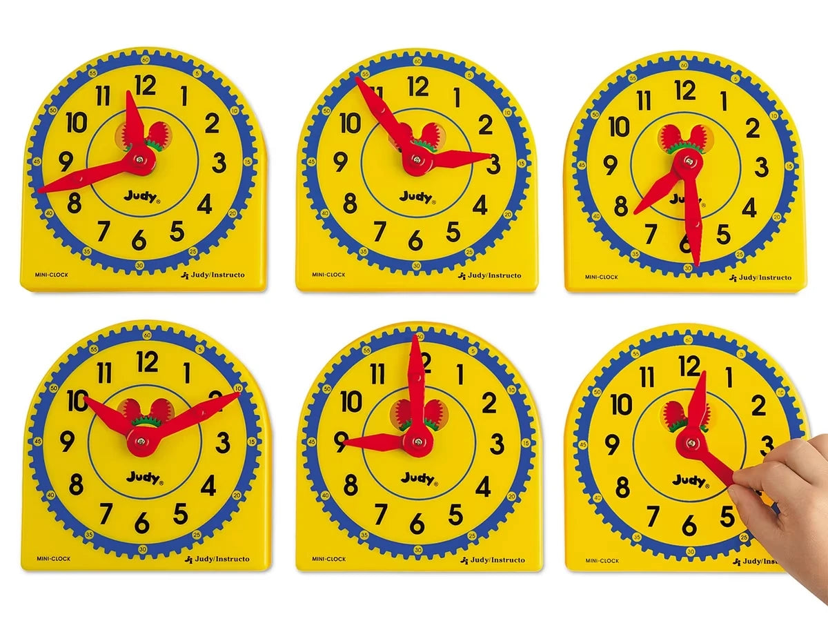 Student Gear Clocks - Set of 6 - US 2985