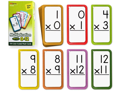 Multiplication All Facts 0-12 Flash Cards - US 4023