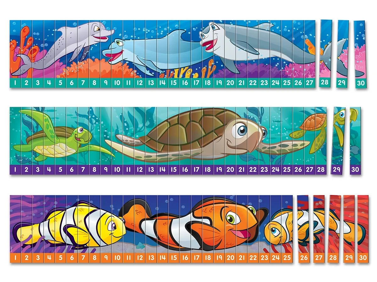 Sequencing Numbers 1-30 Puzzles - Set of 3 - US 3891