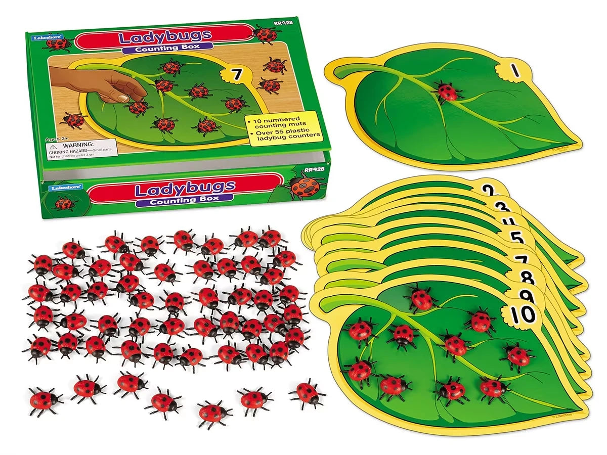 Ladybugs Counting Box - US 7805