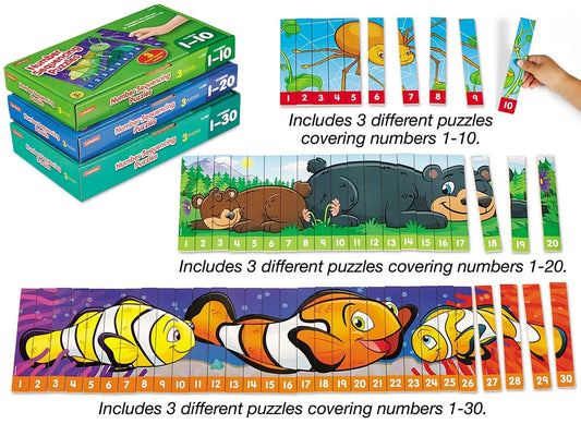 Number Sequencing Puzzles - Complete Set - US 7975