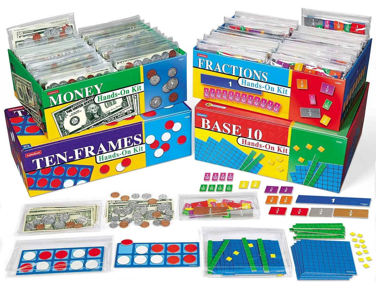 Hands-On Math Teaching Kits - K-Gr. 3 - Complete Set - US 4209