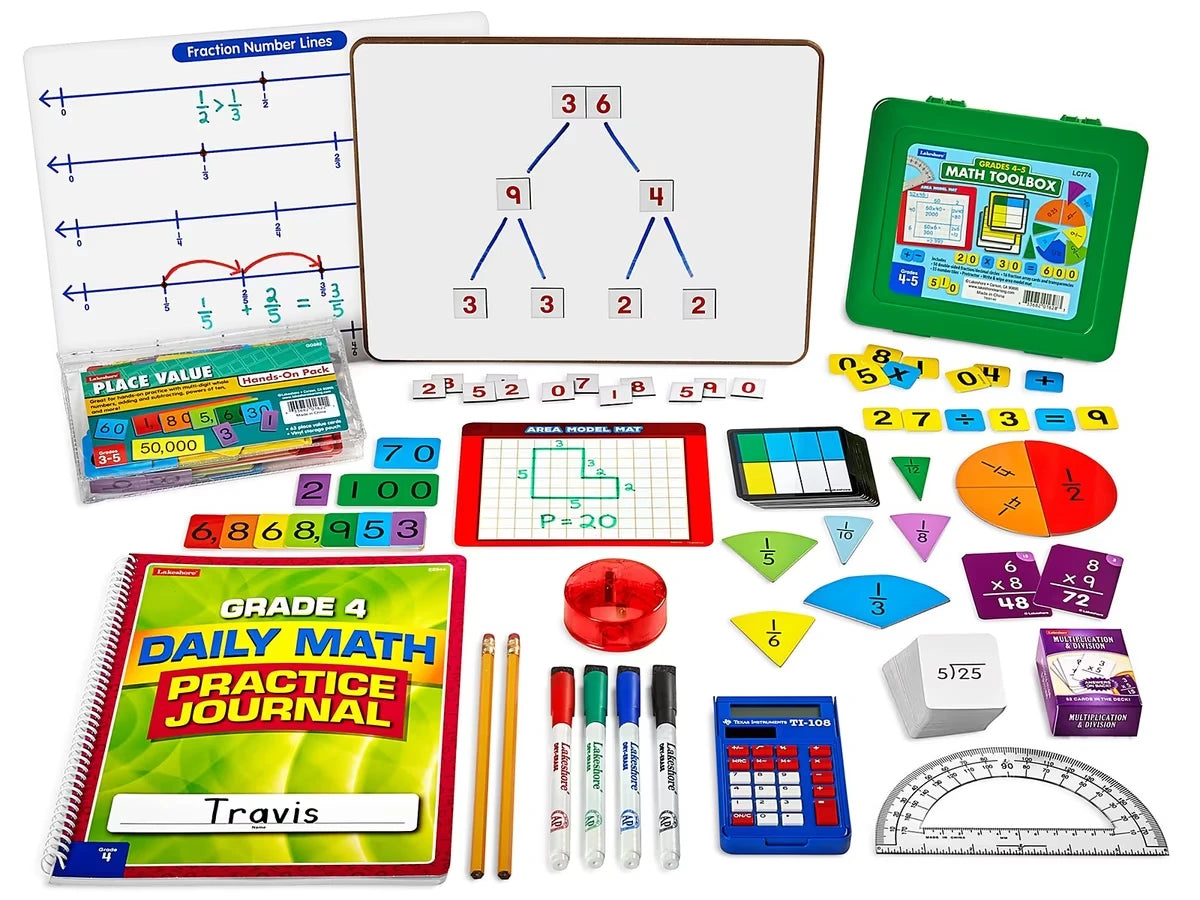 Individual Hands-On Math Kit – Gr. 4 - US 7851