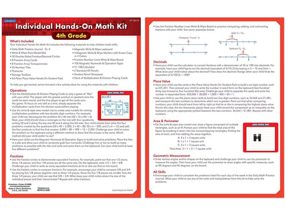 Individual Hands-On Math Kit – Gr. 4 - US 7851