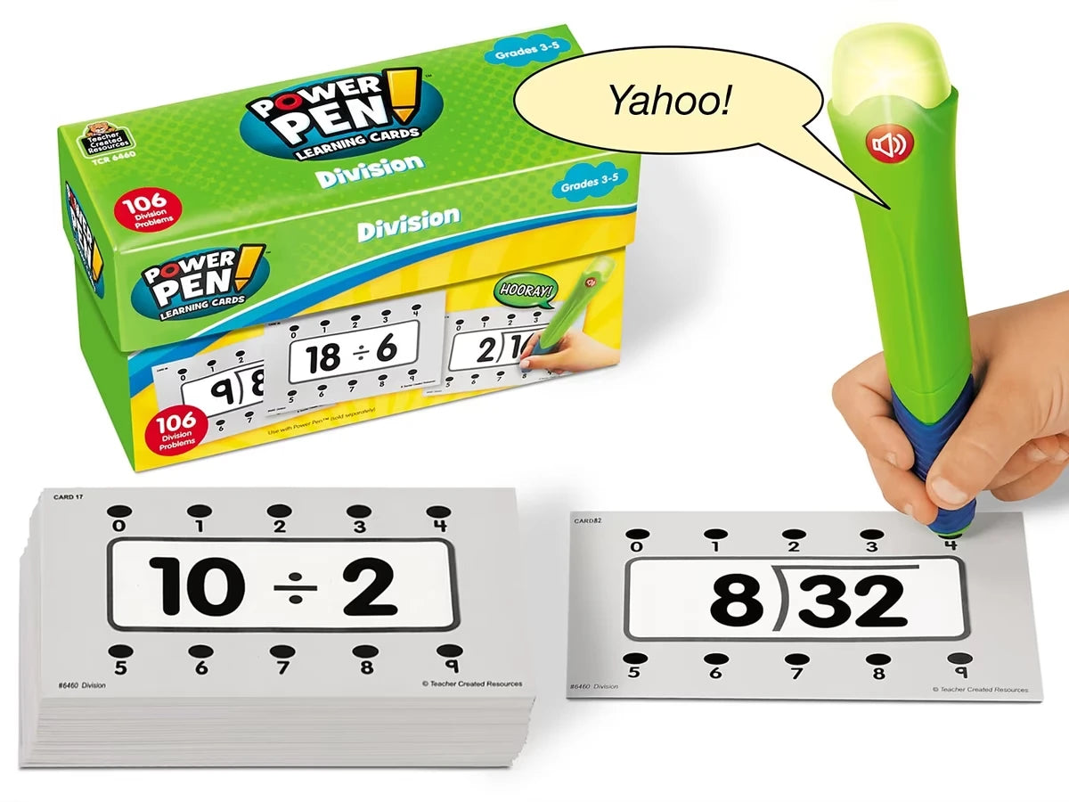 Division Power Pen!® Quiz Cards - US 3761