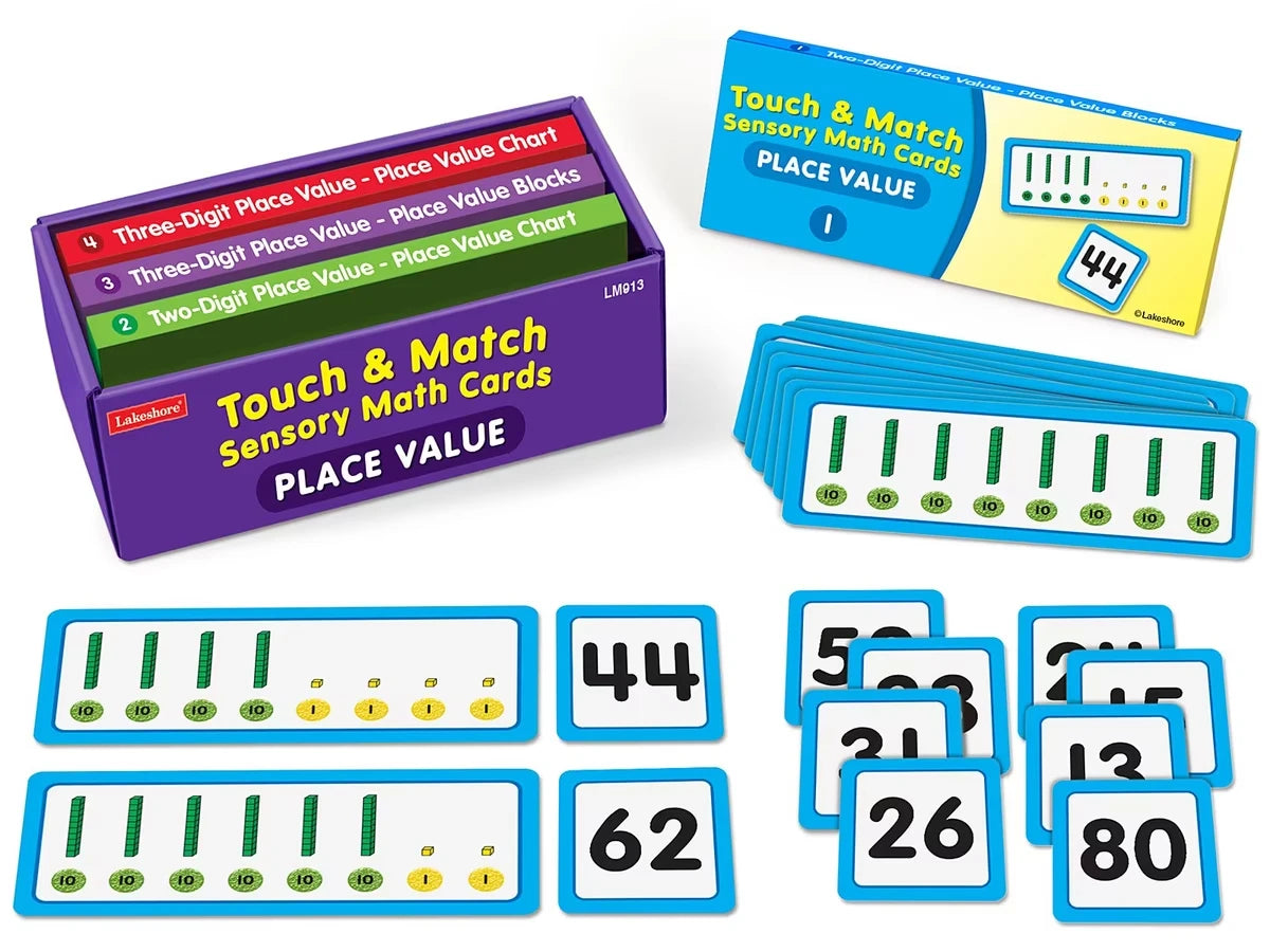Touch & Match Sensory Place Value Cards - US 2534