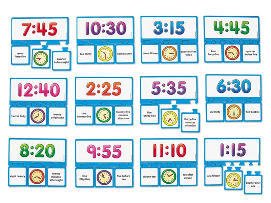 Time Equivalency Puzzles - US 5617