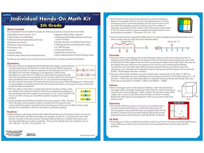 Individual Hands-On Math Kit – Gr. 5 - US 2541