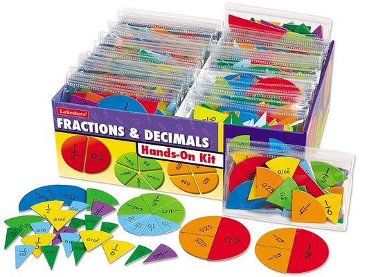 Fractions & Decimals Hands-On Teaching Kit - US 2003