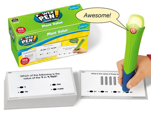 Place Value Power Pen!® Quiz Cards - US 4694
