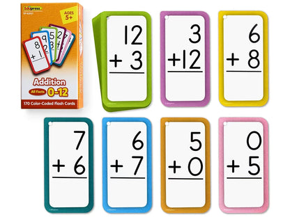 Addition All Facts 0-12 Flash Cards - US 2761