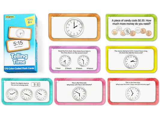Telling Time Flash Cards - US 9552
