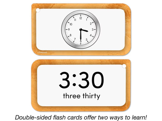 Telling Time Flash Cards - US 9552