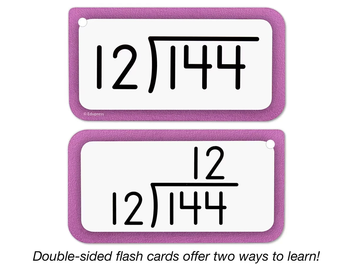 Division All Facts 0-12 Flash Cards - US 8273