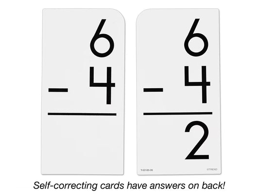 Subtraction 0-12 Flash Cards- 91 Cards - US 5029