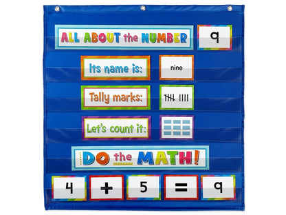 Numbers & Counting Pocket Chart Activity Cards - US 2672