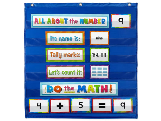 Numbers & Counting Pocket Chart Activity Cards - US 2672