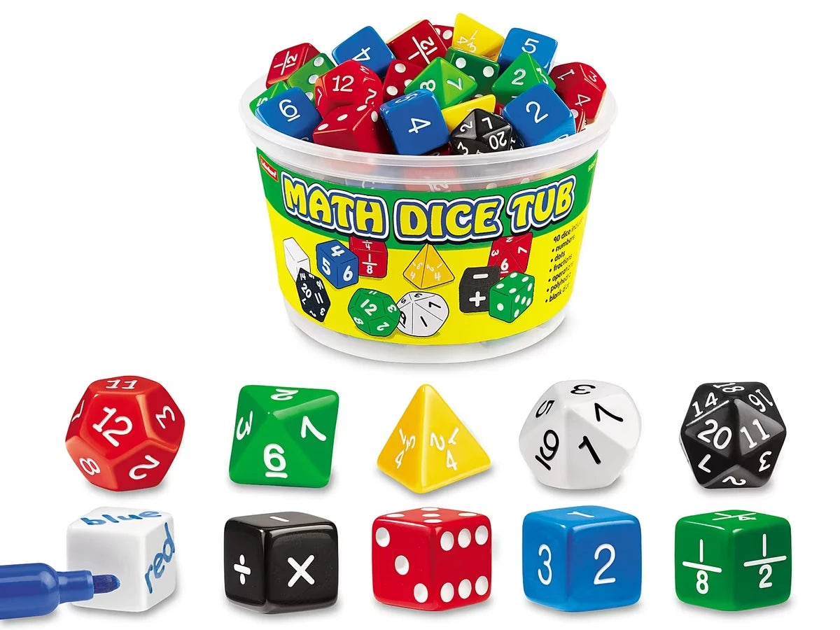 Math Dice Tub - US 6532