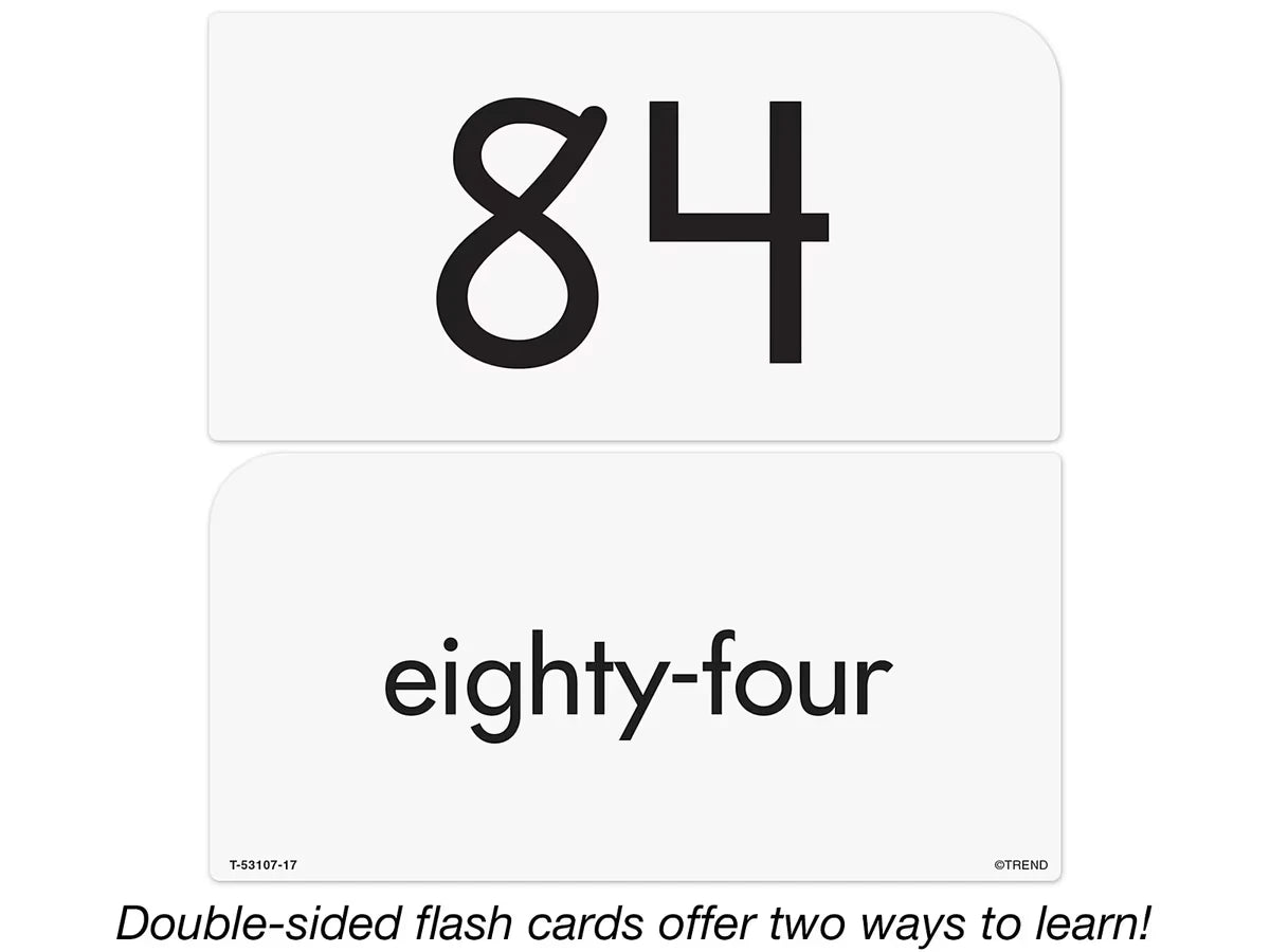 Numbers 0-100 Flash Cards - US 1283