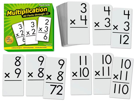 Multiplication All Facts 0-12 Flash Cards - US 6116