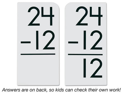 Subtraction All Facts 0-12 Flash Cards - US 9236