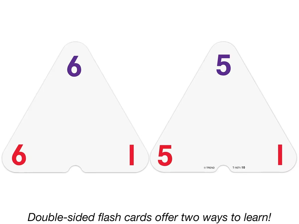 Multiplication & Division Three-Corner® Flash Cards - US 6684