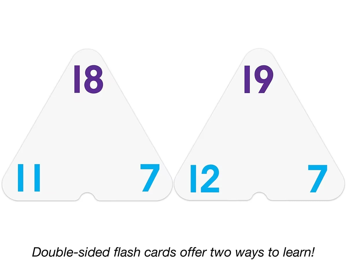 Addition & Subtraction Three-Corner® Flash Cards - US 2365