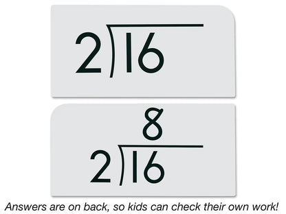 Division All Facts 0-12 Flash Cards - US 7902